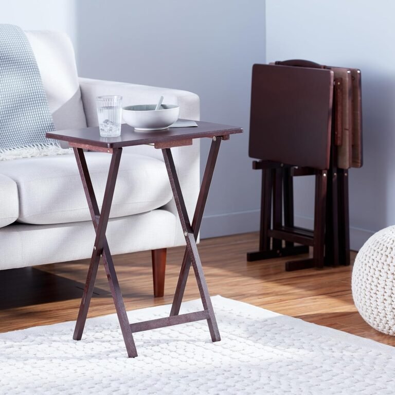 Amazon Basics Foldable Rectangular Tray Table 5 W2 1 Pet Life Collective