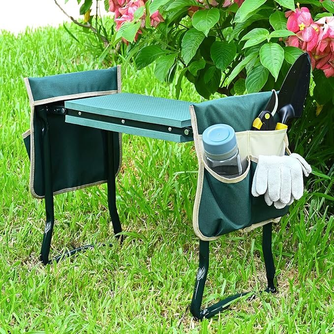KVR Upgraded Garden Kneeler and Seat with Thick & Wide Soft Kneeling Pad 7 ZE2 Pet Life Collective